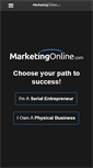 Mobile Screenshot of marketingonline.com