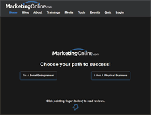 Tablet Screenshot of marketingonline.com