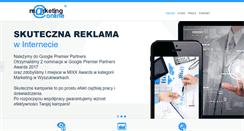 Desktop Screenshot of marketingonline.pl